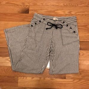 Jolt size 9 black and white linen pants